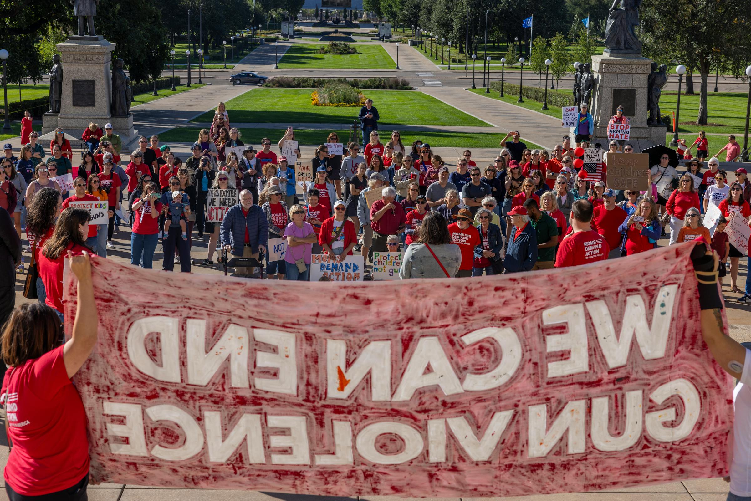 Rally at MN State Capitol Call for Assault Weapons Ban