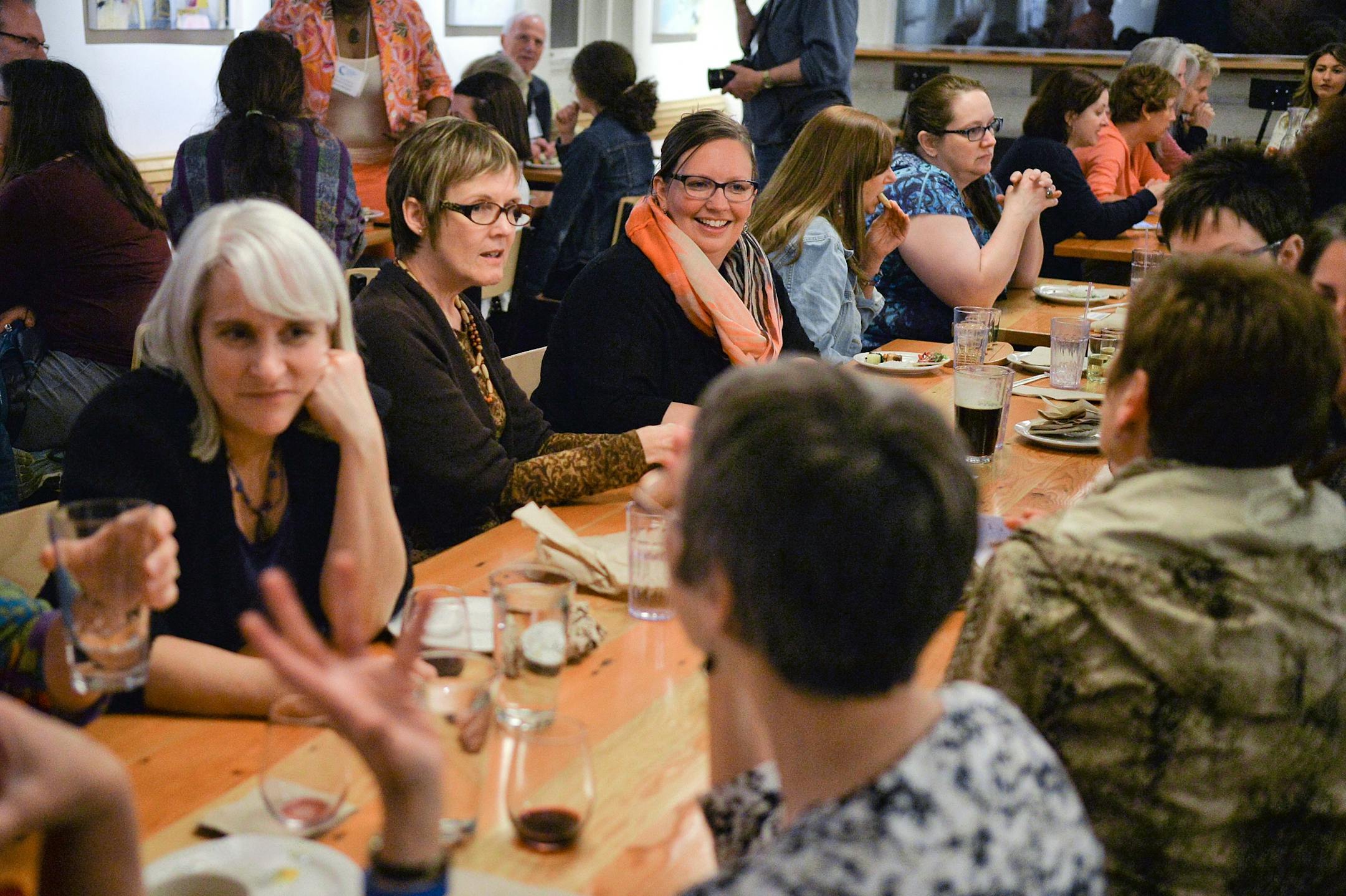 Guests hang out at Birchwood Cafe in south Minneapolis.