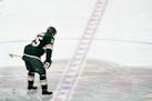 Jonas Brodin skated off the ice at the end of the game. Anaheim beat Minnesota 3-0.