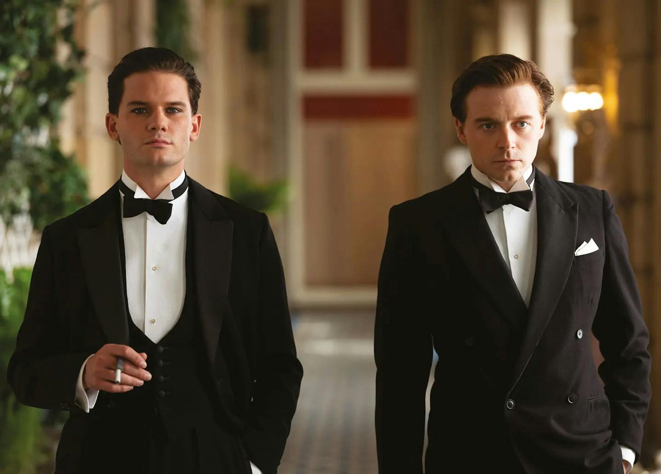 Jeremy Irvine and Jack Lowden in Terence Davie's "Benediction."