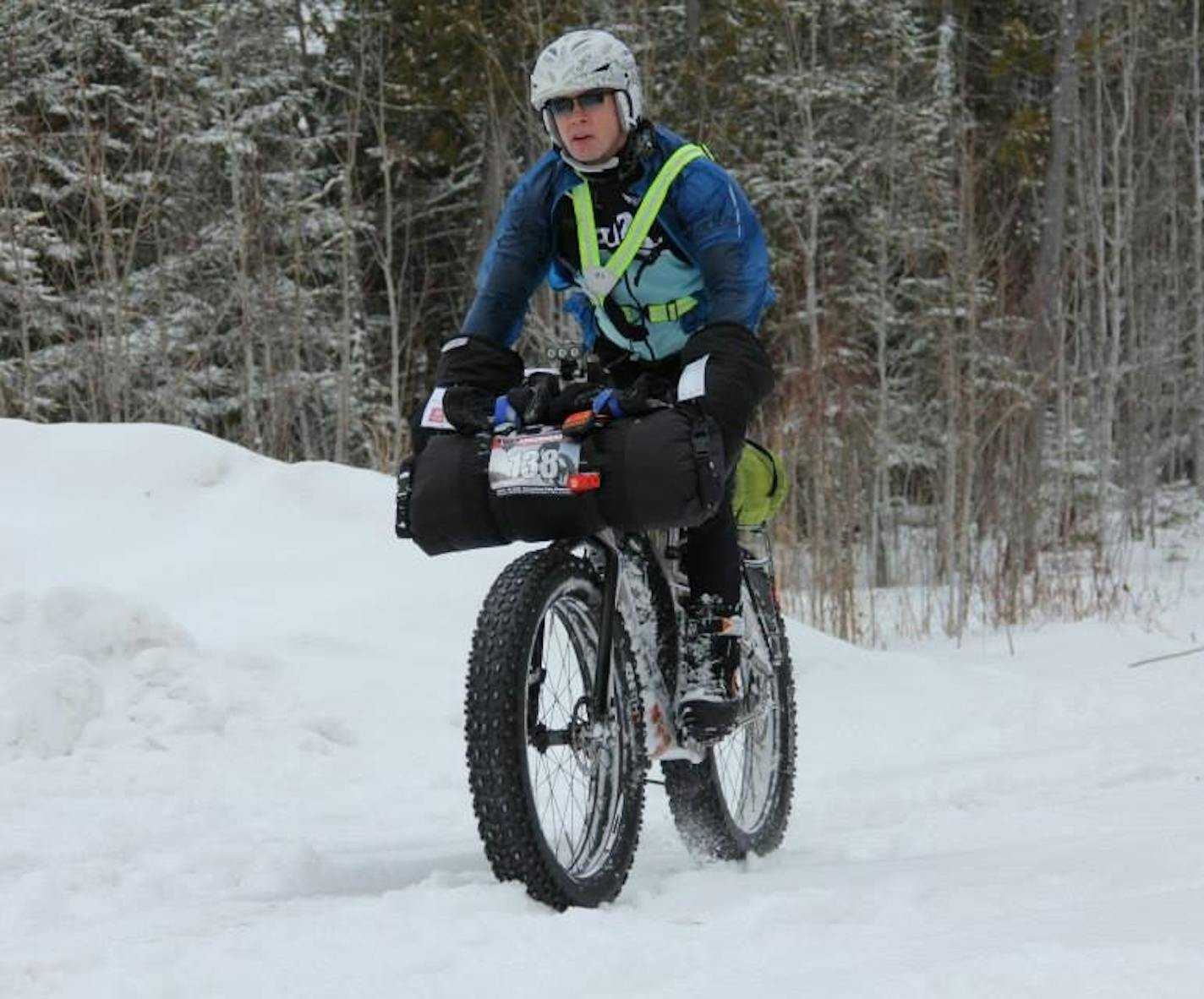 Kathy Lentz of Stacy, Minn., participated in the YWCA Women&#x2019;s Triathlon at ages 68 and 69.