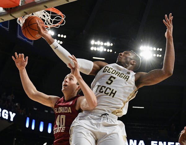 Georgia Tech guard Josh Okogie was selected by the Timberwolves in the first round.