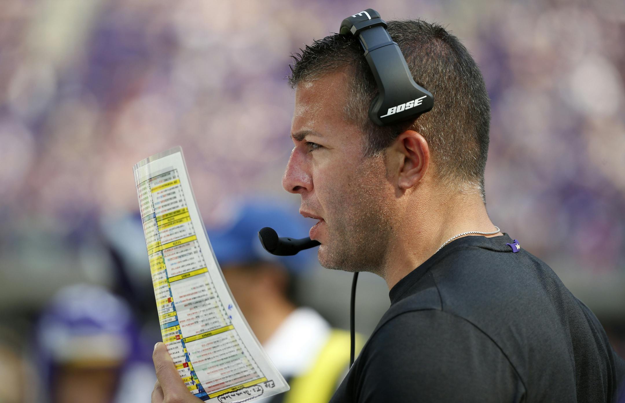 Vikings offensive coordinator John DeFilippo