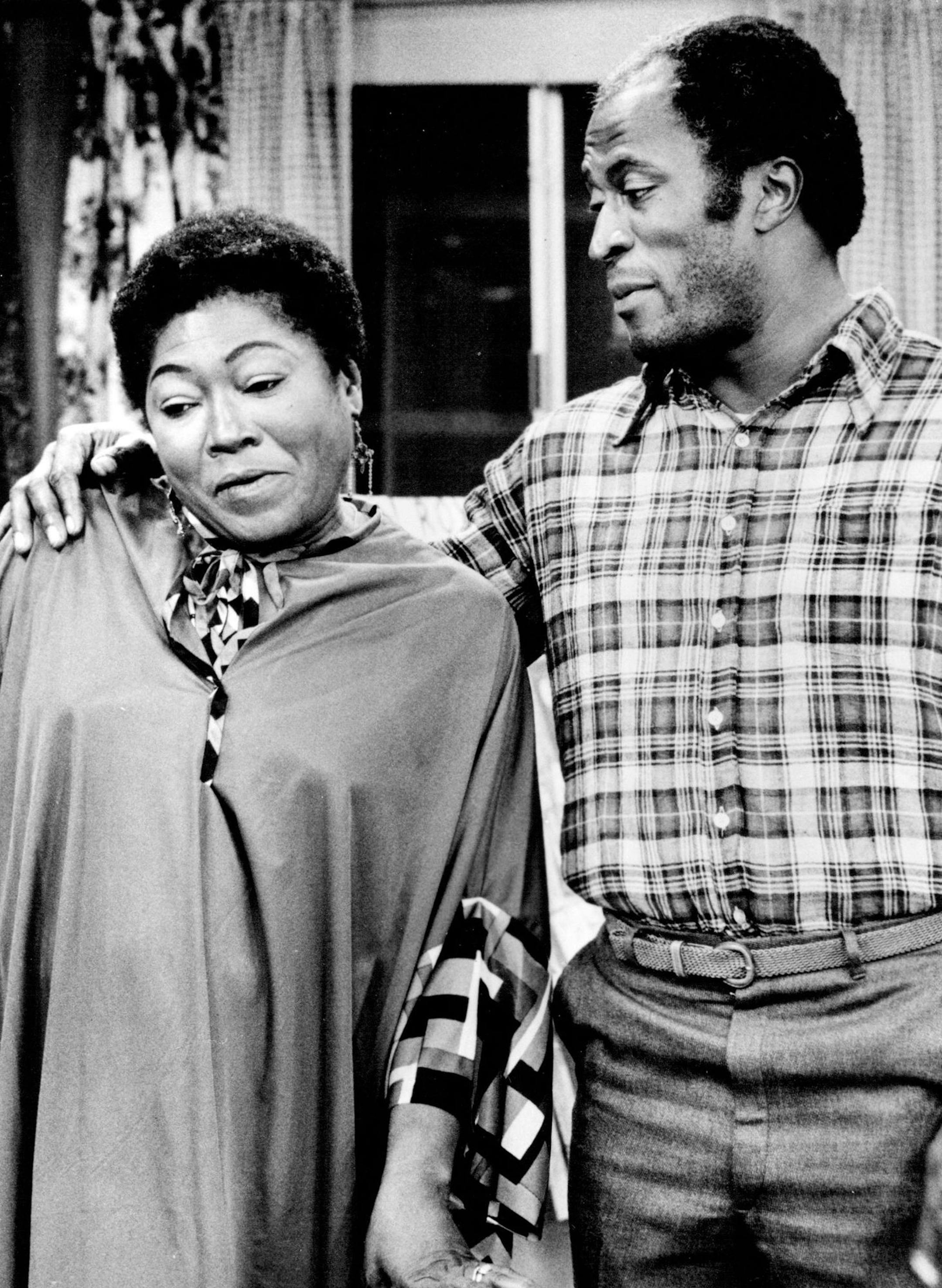 Esther Rolle and John Amos in the 1970s sitcom "Good Times."