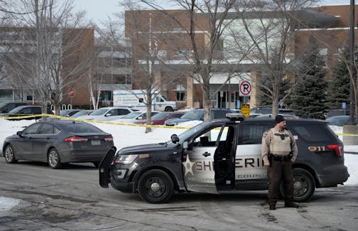 One student was shot and killed, and another severely wounded on the sidewalk outside the South Education Center, an alternative school in the Intermediate District 287 that serves students from pre-K to age 21. Tuesday, Feb. 1, 2022 in Richfield, Minn. ] Brian Peterson ¥ brian.peterson@startribune.com