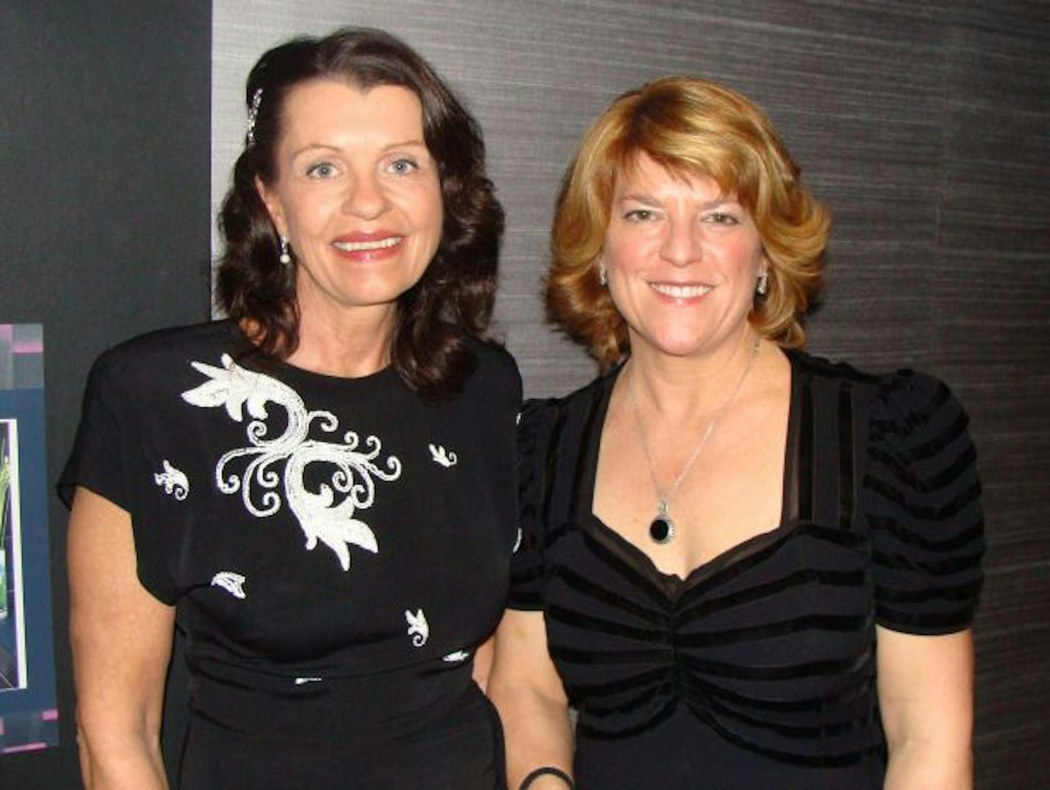 Victoria Wozniak, president board president of the Minnesota Film and TV Board and Lucinda Winter, the organization's executive director.