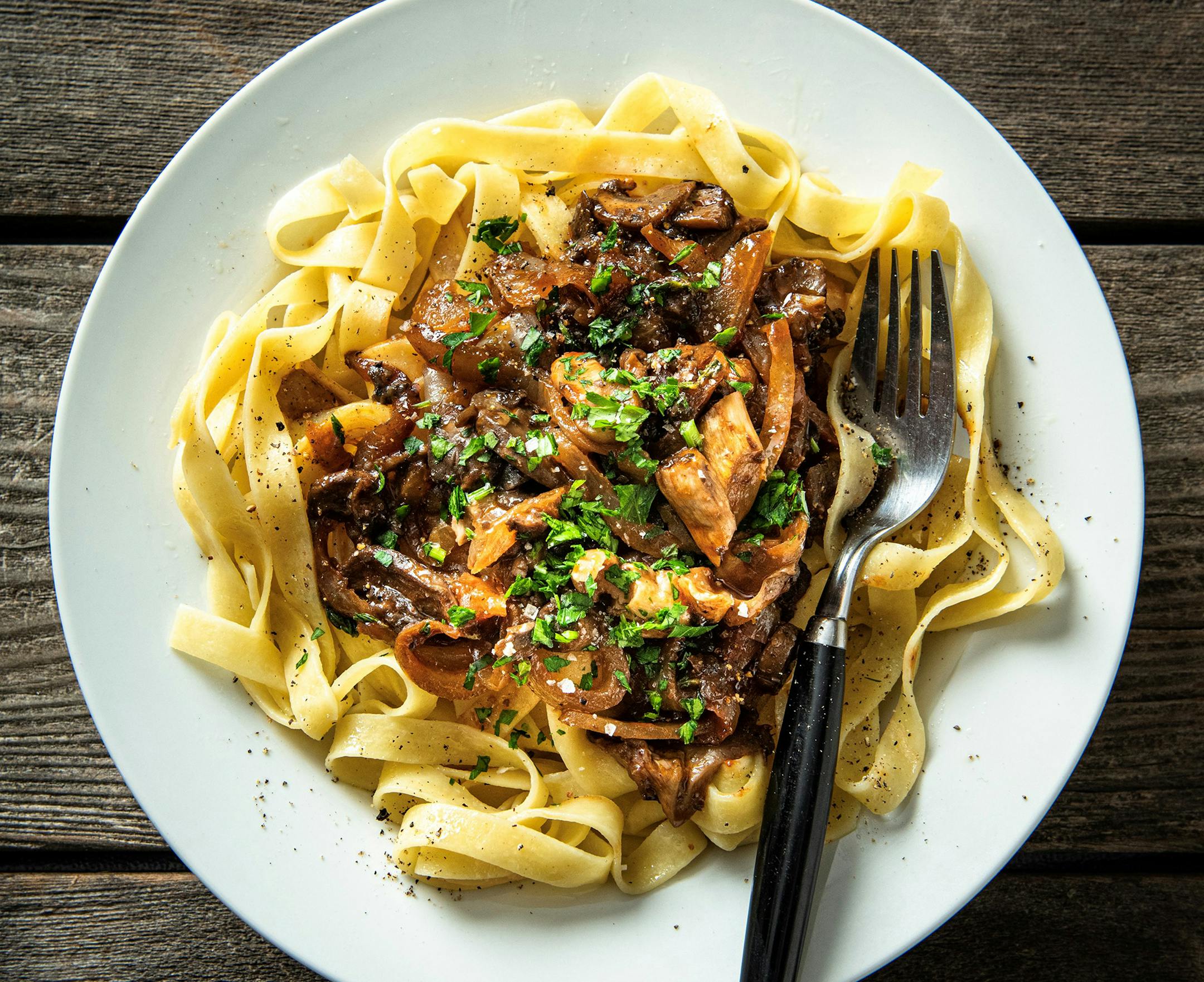 Mushroom Bourguignon is a hearty, wintry dish that takes advantage of the different mushrooms available. Recipe by Beth Dooley, photo by Mette Nielsen, Special to the Star Tribune