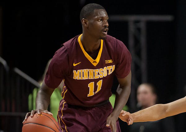 Carlos Morris was averaging 25.6 minutes this season, but played only four in the Gophers' 75-71 loss at No. 4 Iowa on Sunday. He was dismissed from t