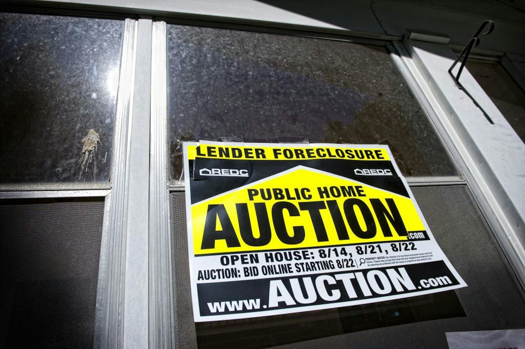 A foreclosed home in St. Paul