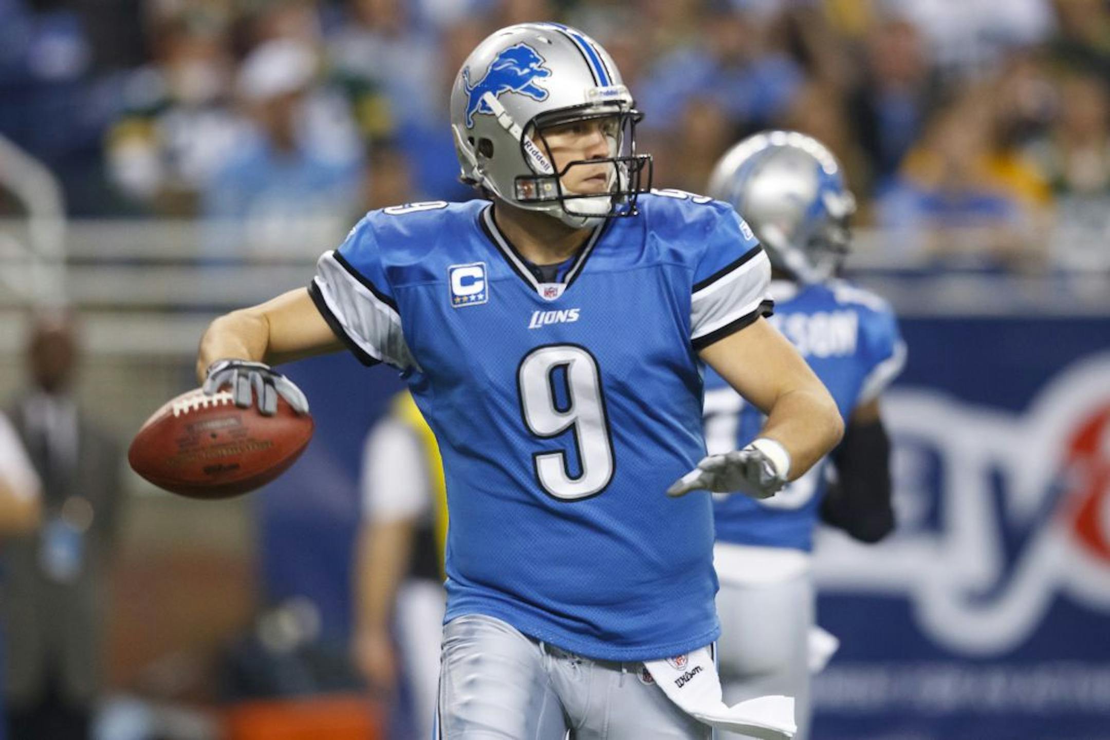 Detroit Lions quarterback Matthew Stafford has grown from a mistake-prone rookie into an offensive force.
