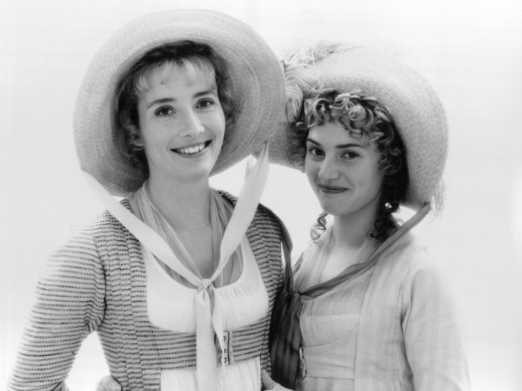 Emma Thompson and Kate Winslet star as Elinor and Marianne Dashwood,