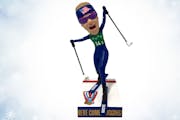 The National Bobblehead Hall of Fame and Museum releases its Jessie Diggins statue today. 