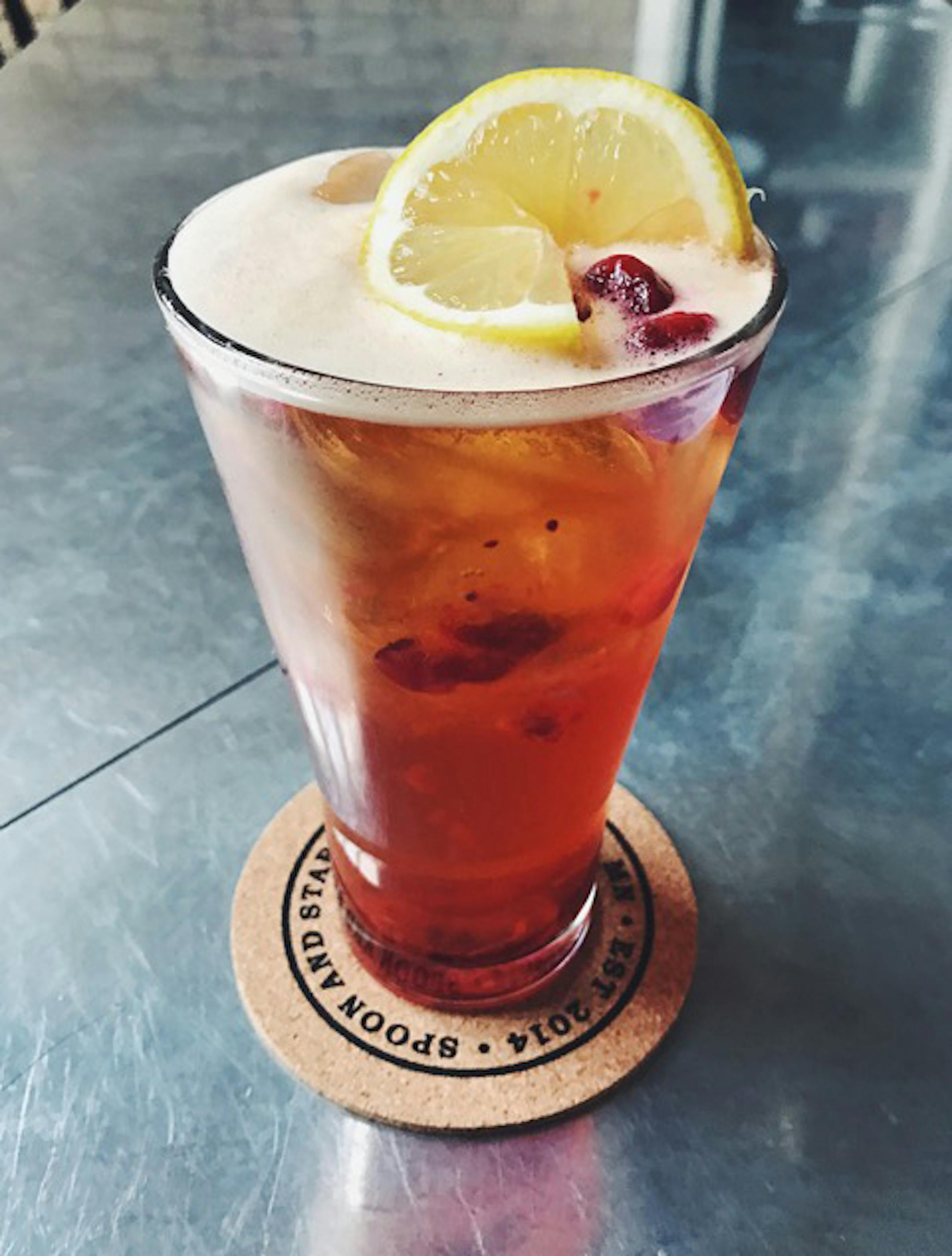 The Vanilla mocktail at Spoon and Stable. Photo by Amelia Rayno