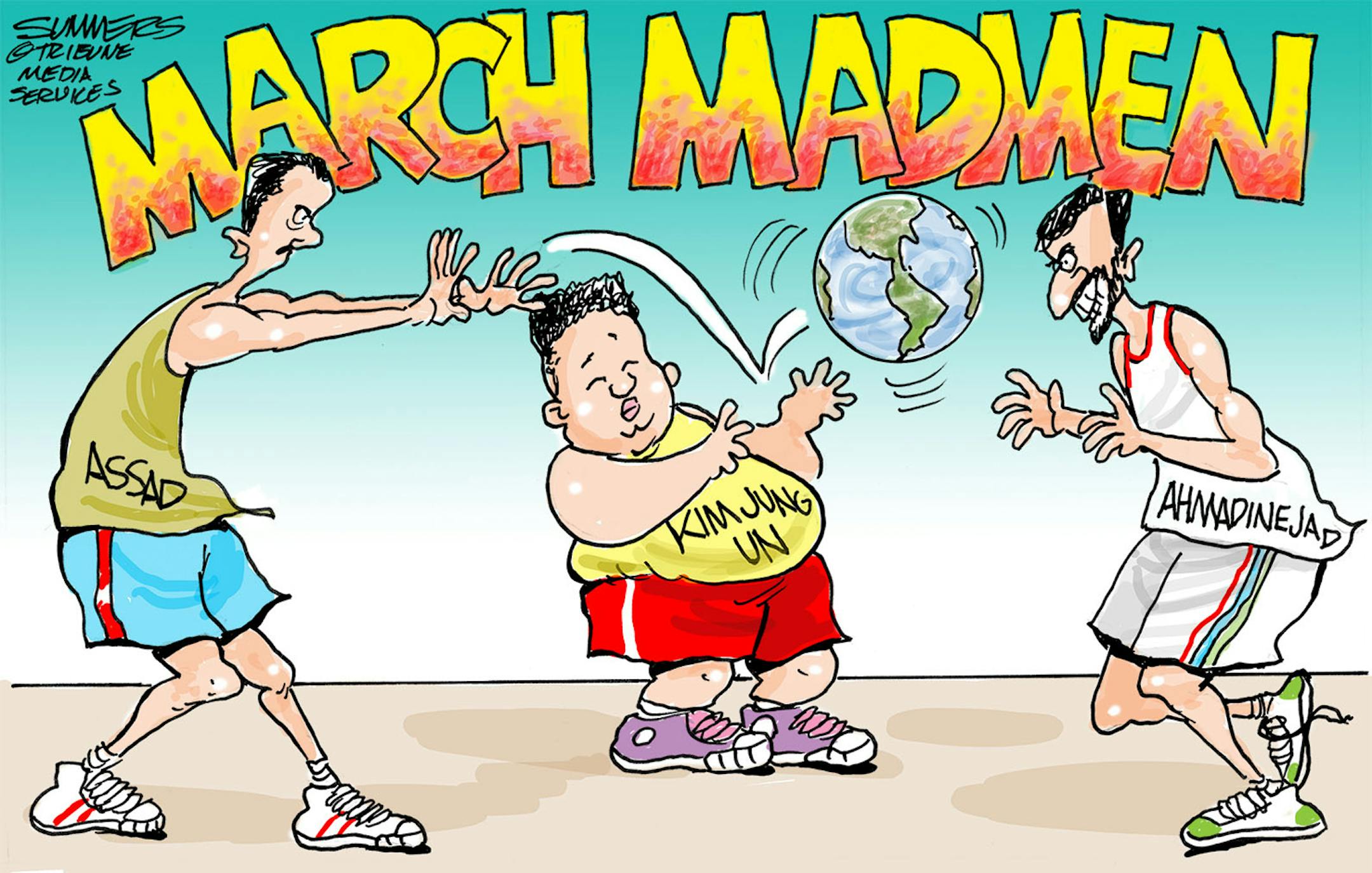 Dana Summer cartoon for March 26.