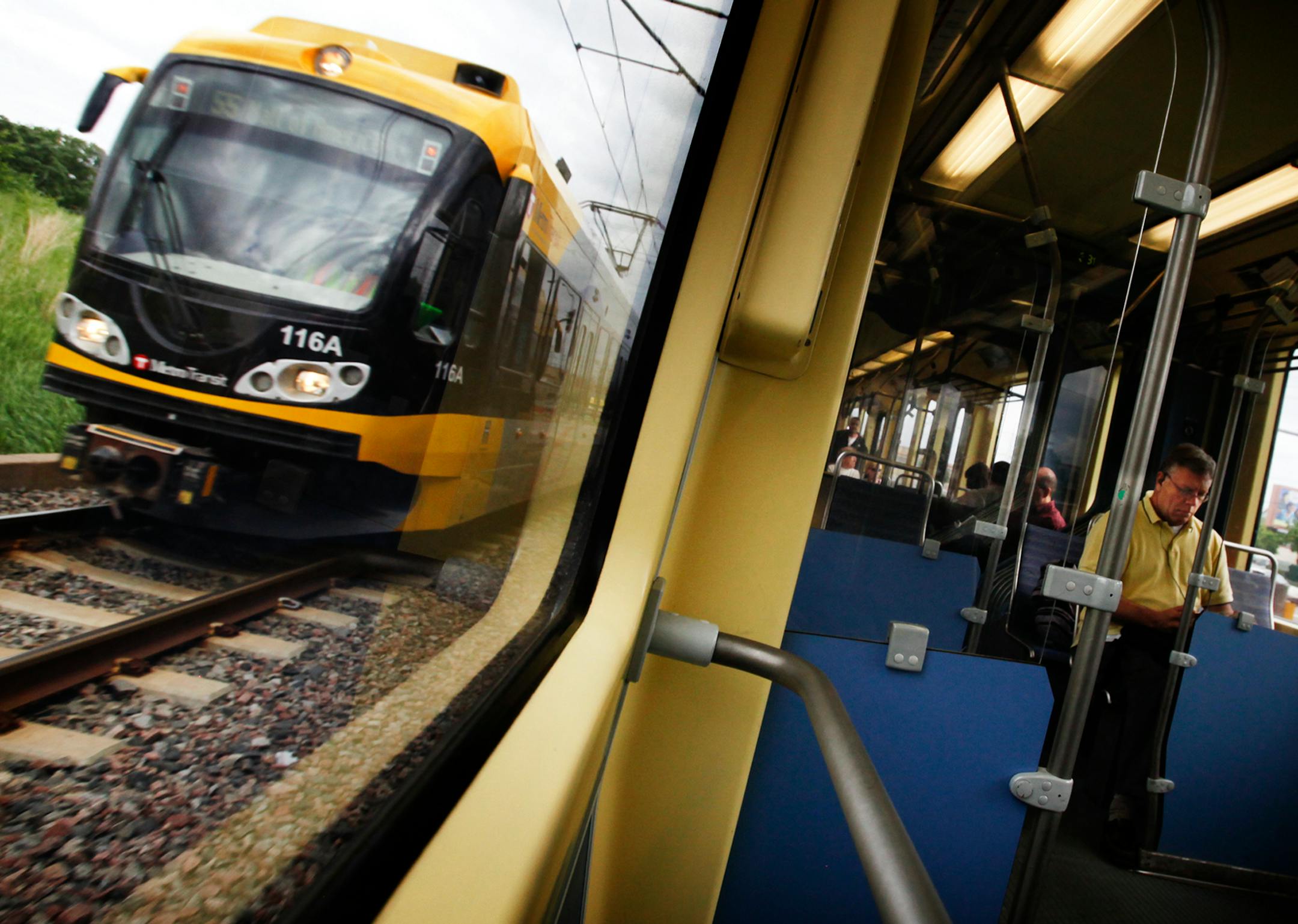 The Hiawatha light rail line.