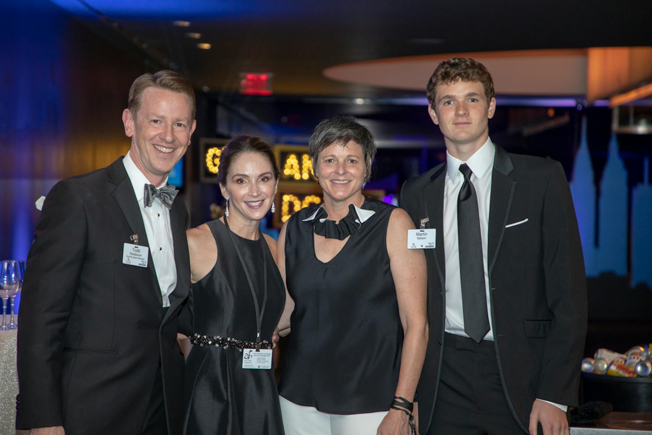 Todd Noteboom, Nancy Brasel and Wendy and Martin Nelson at the 2019 Guthrie Gala.