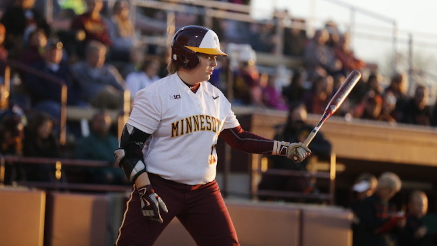 Sara Groenewegen is Minnesota's ace pitcher and a leadng hitter.