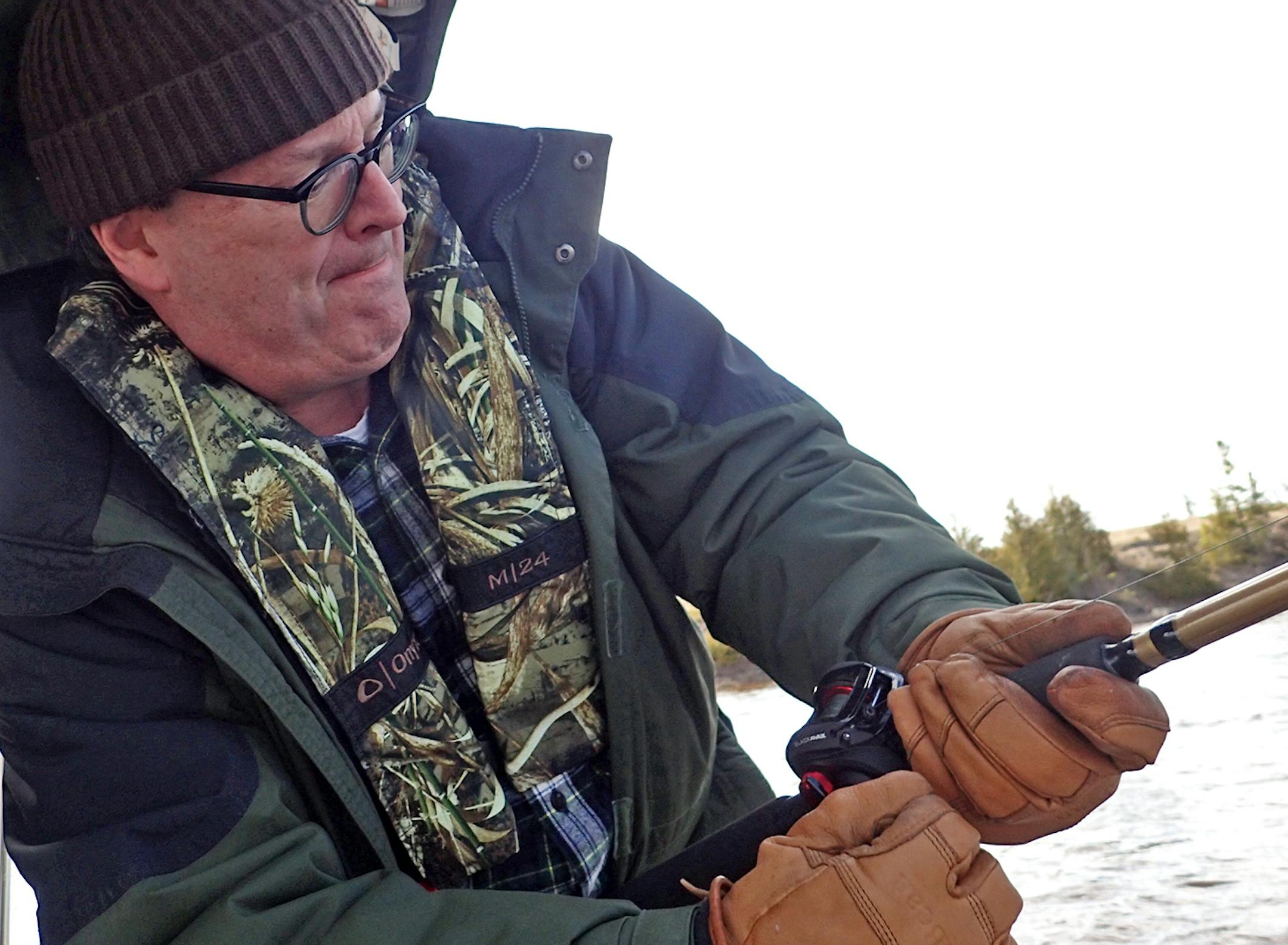 Whitescarver struggled to gain the upper hand.