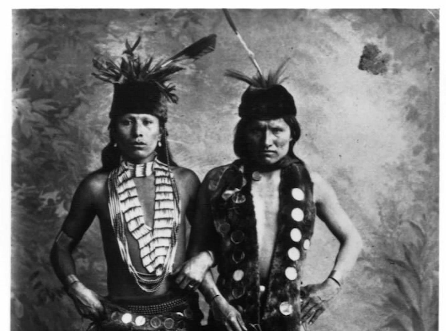 Black Elk and Elk at Buffalo Bill's Wild West Show in 1887