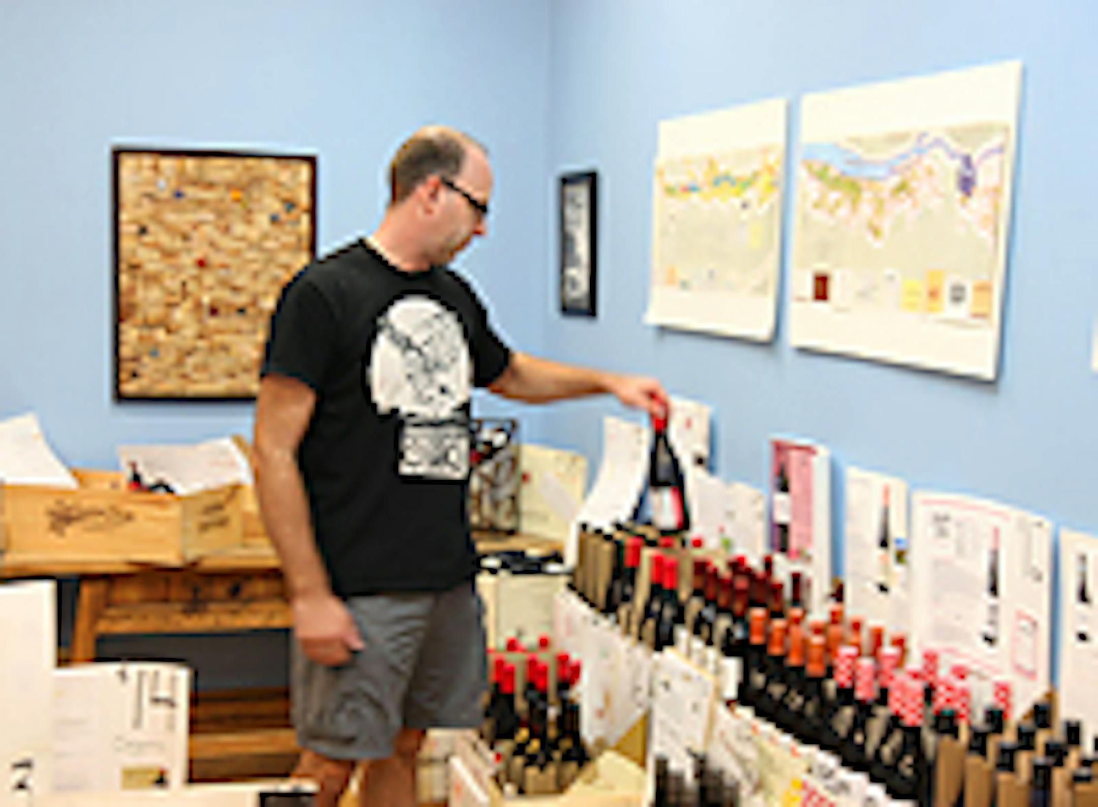 Shop owner Russell Fay