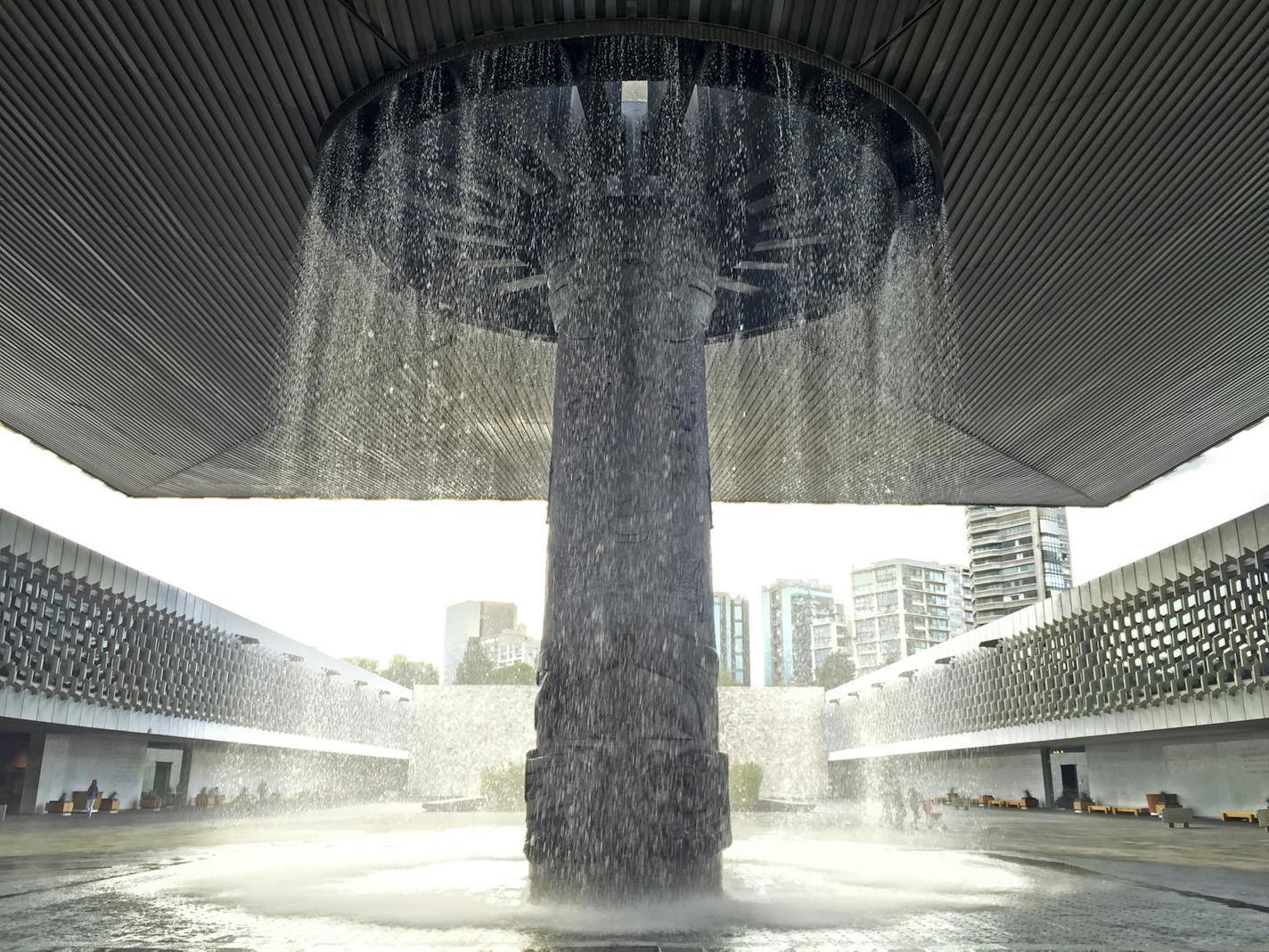 This impressive fountain in the middle of the Museo Nacional de Antropologia is a popular place for kids to play and a common backdrop for selfies.