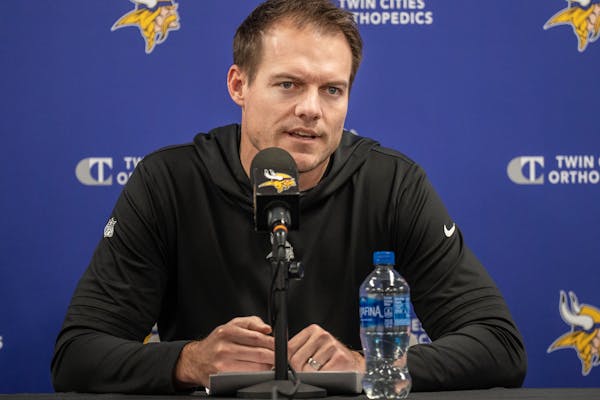 “I constantly think about ... making sure we get that to a place where we completely have the well-rounded offense we want,” Vikings coach Kevin O