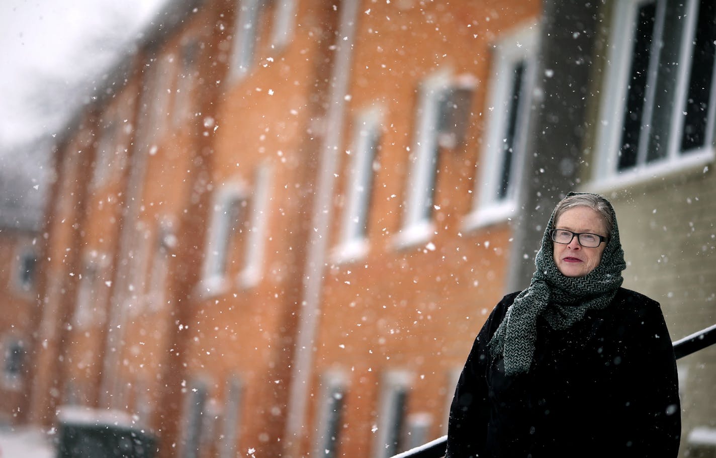 Linda Soderstrom a plaintiff in the housing discrimination suit. She has lived in the Concierge (formerly Crossroads) apartments for more than 5 years Feb 02, 2016 in Richfield, MN.