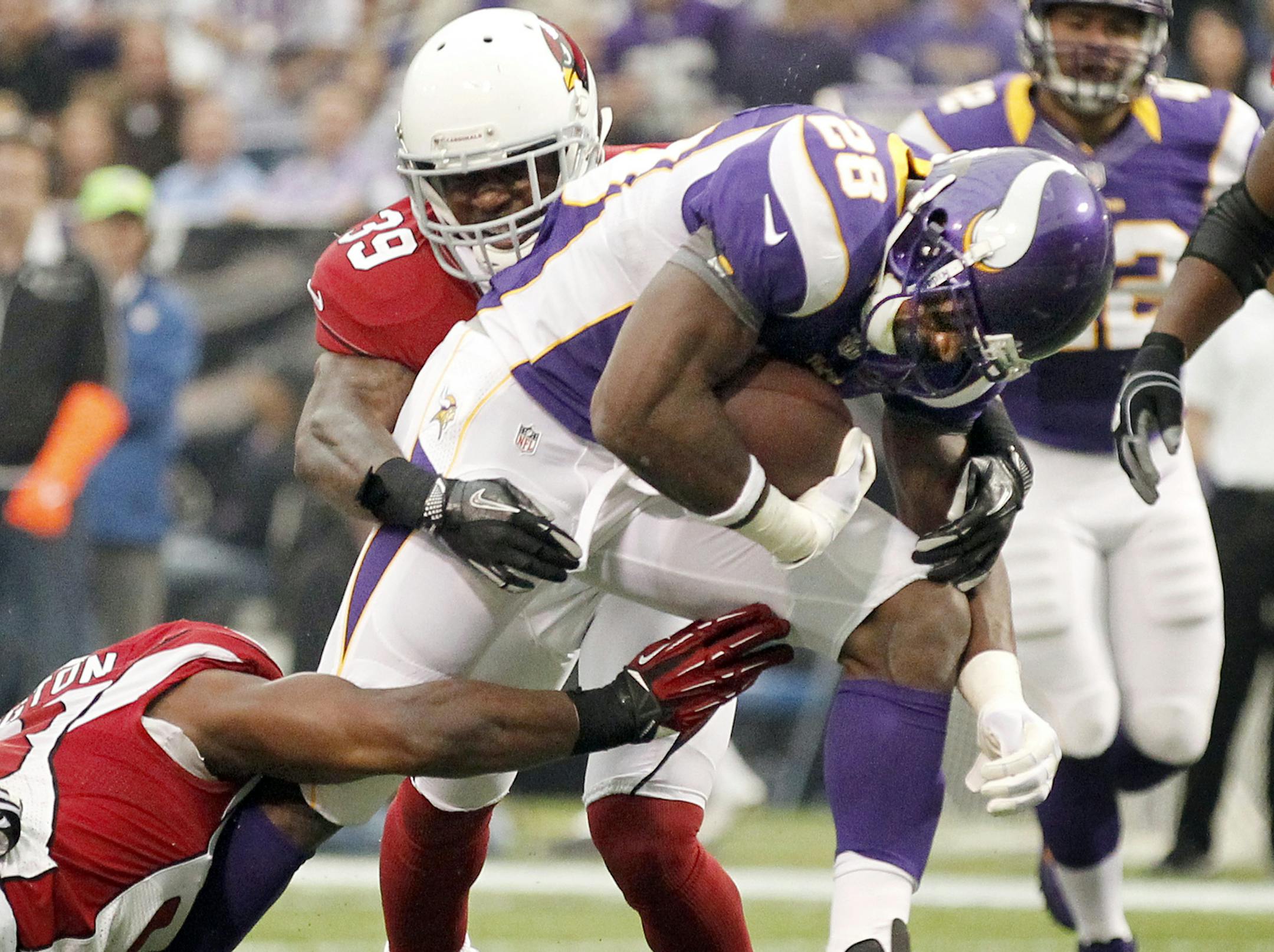 Adrian Peterson might be more inclined to keep his head up because the NFL has made leading with the head a point of emphasis for officials this season.