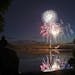 Fireworks lit up the sky over Normandale Lake, capping off the Sity of Bloomington's Summer Fete Monday night. ] JEFF WHEELER � jeff.wheeler@startri