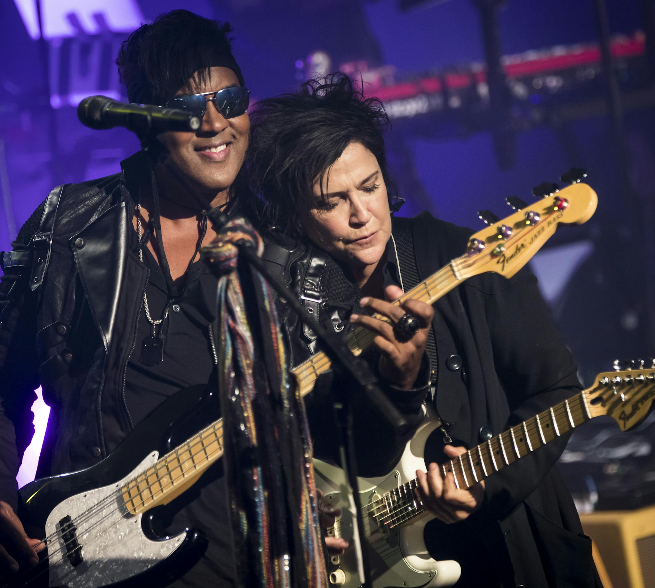 Brownmark and Wendy Melvoin of The Revolution performed with the band at First Avenue in Minneapolis, Minn. on Thursday, September 1, 2016. ] RENEE JONES SCHNEIDER • renee.jones@startribune.com