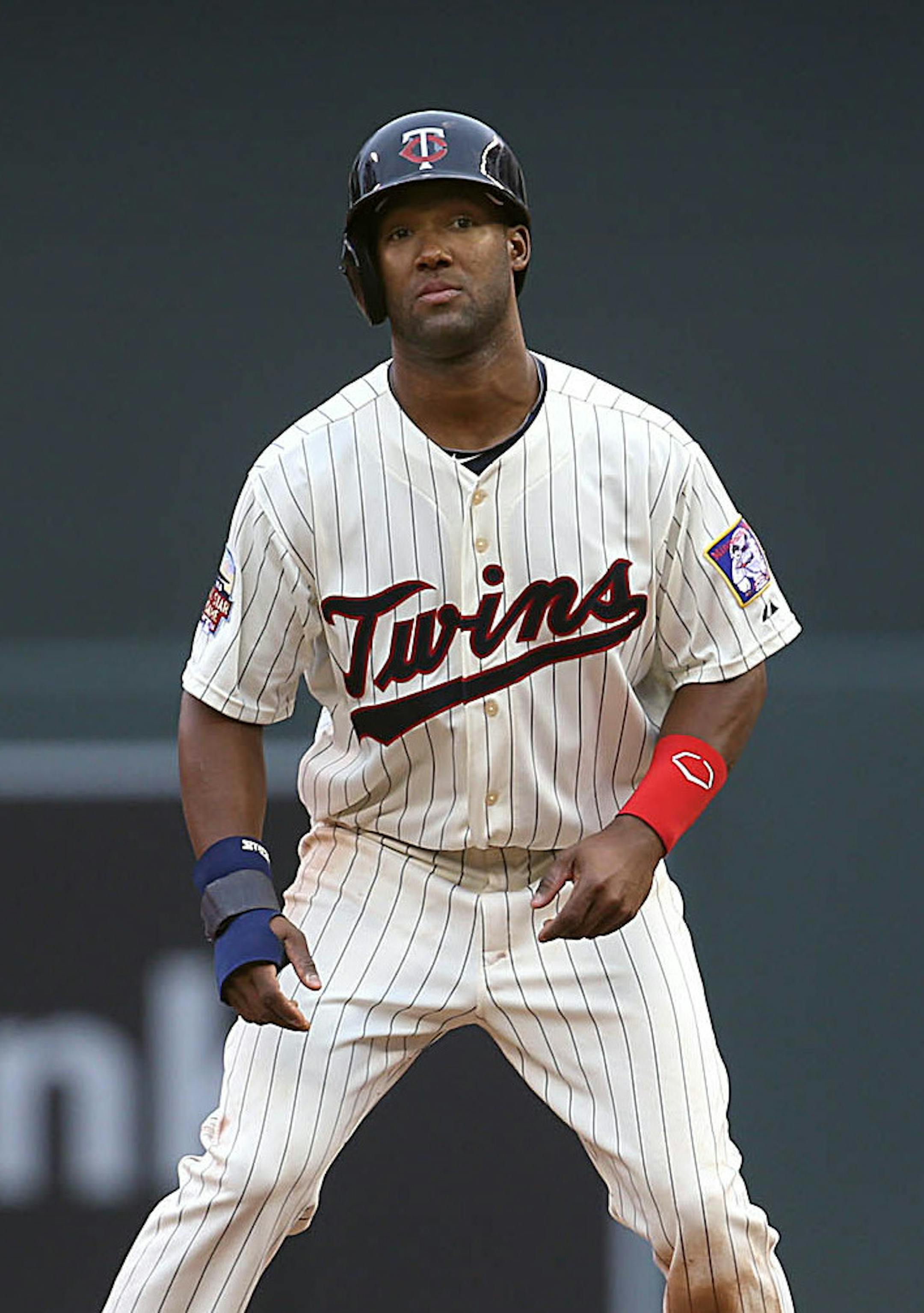 Twins Danny Santana watched the pitcher as he took a lead off first base in 7th inning. Santana had an RBI single in the inning.] JIM GEHRZ ‚Ä¢ jgehrz@startribune.com / Minneapolis, MN / June 7, 2014 / 1:10 PM / BACKGROUND INFORMATION: The Twins played the Houston Astros in an interleague matchup at Target Field. The Twins won the gam, 8-0.