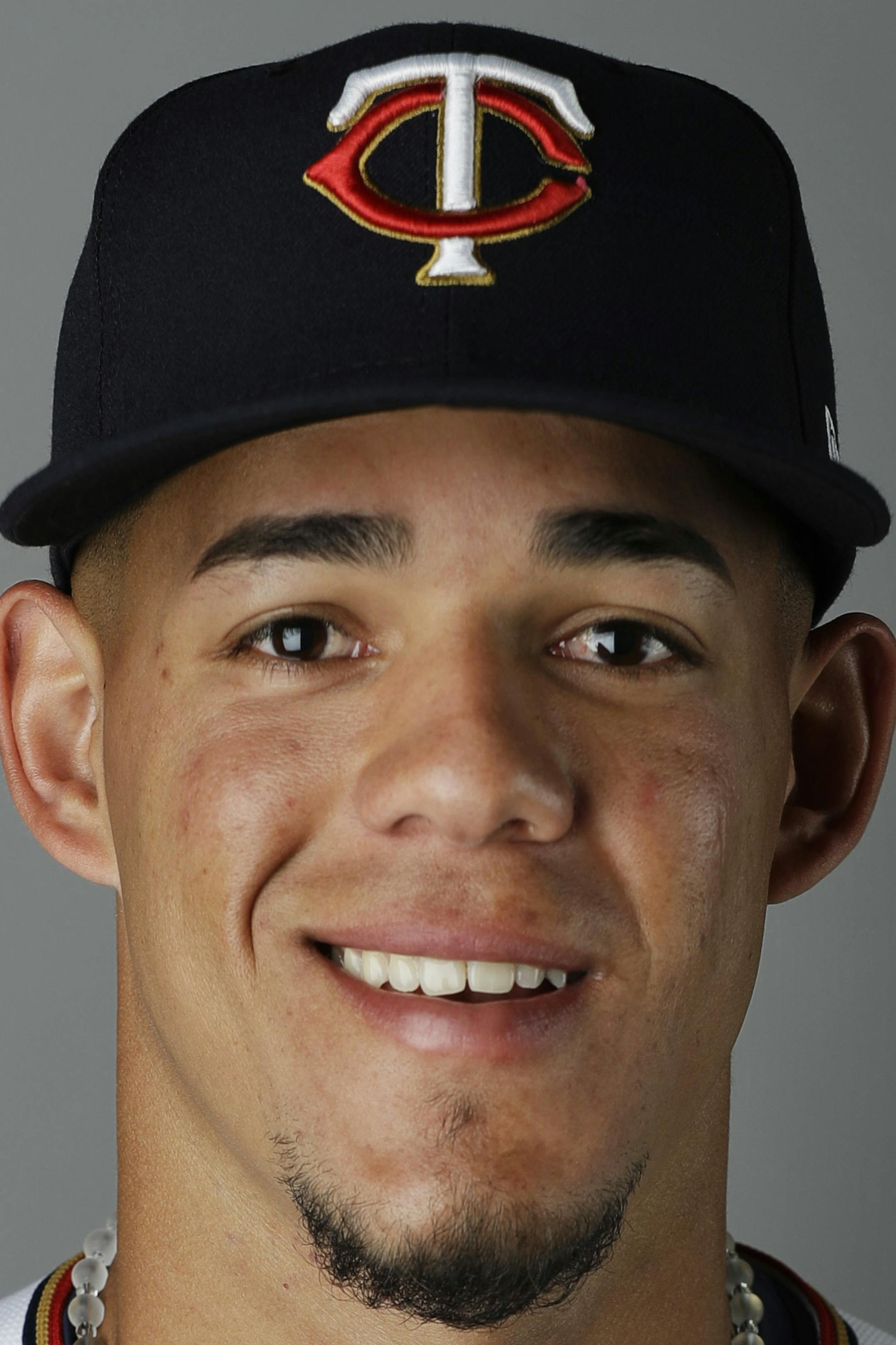 This is a 2017 photo of Jose Berrios of the Minnesota Twins baseball team. This image reflects the 2017 active roster as of Thursday, Feb. 23, 2017 when this image was taken. (AP Photo/David Goldman) ORG XMIT: FLDG101