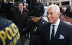 Former campaign adviser for President Donald Trump, Roger Stone arrives at Federal Court, Tuesday, Jan. 29, 2019, in Washington. Stone was arrested in