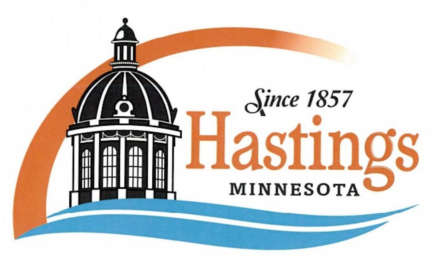 Hastings has unveiled a new logo that features three of the city's most recognizable landmarks &#xf1; City Hall, the Mississippi River and the new Hwy. 61 bridge &#xf1; as part of a major rebranding campaign.