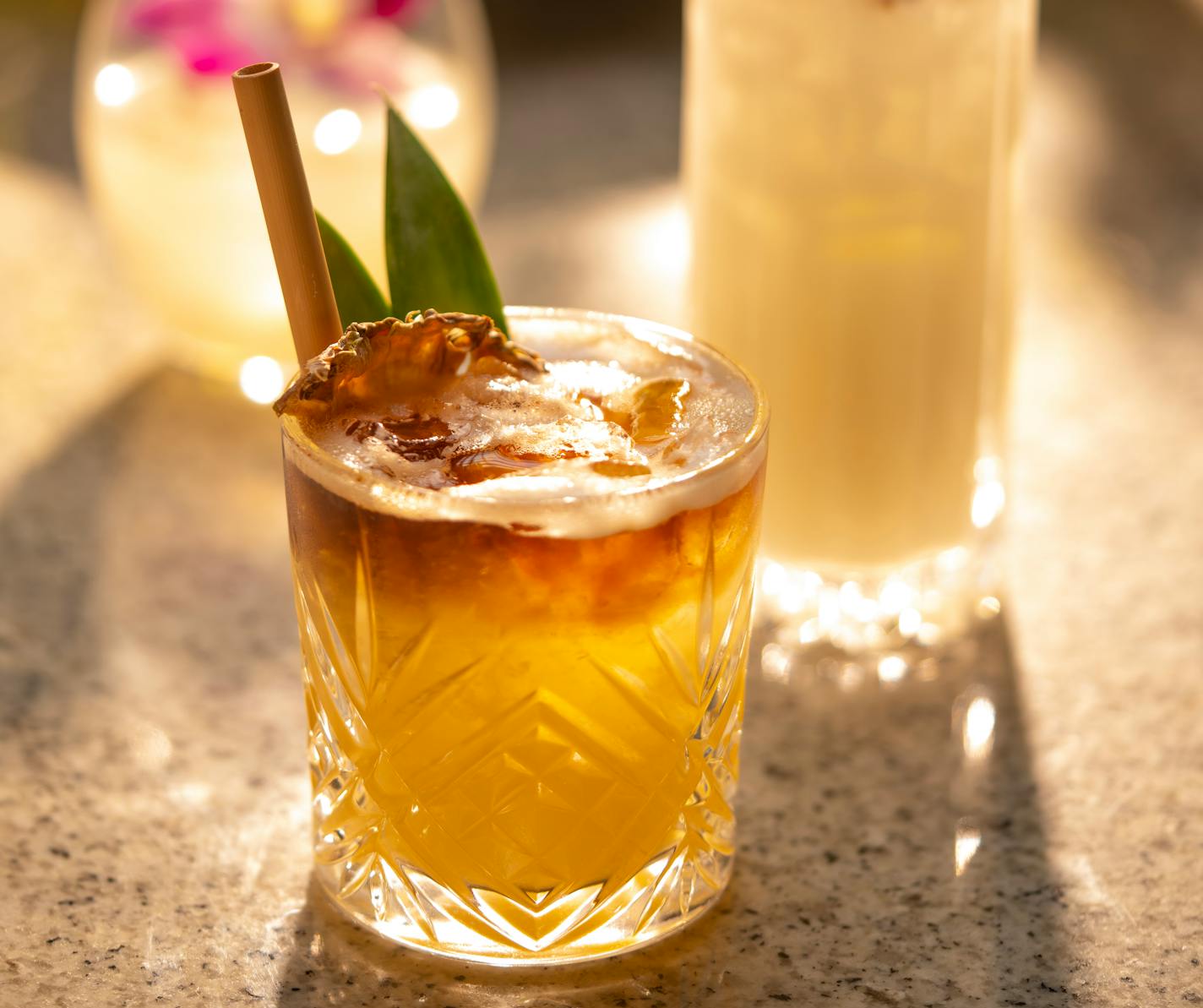 The Kona Mai Tai, foreground, Yellow Submarine, and Two If By Sea, right, three tropical drinks, as prepared by Pau Hana beverage director Bryan Gooding at the Hawaiian restaurant in Savage, Minn. Thursday, January 19, 2023. ] JEFF WHEELER • jeff.wheeler@startribune.com