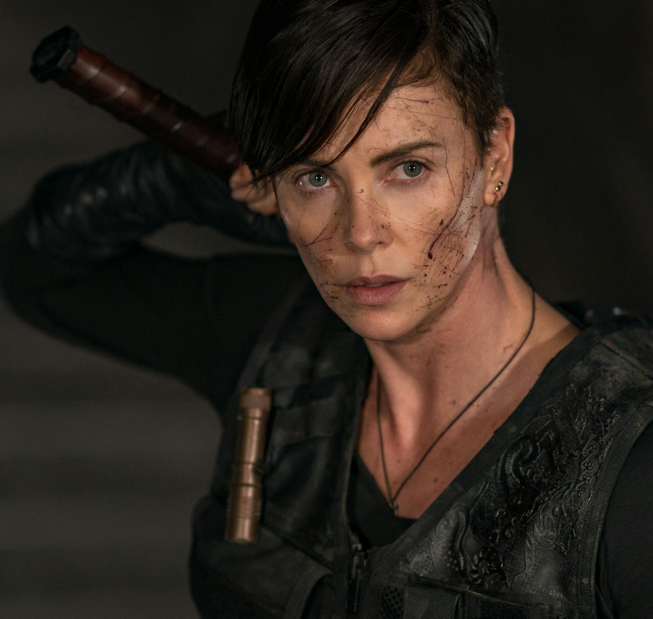 Charlize Theron as "Andy in 'The Old Gaurd.' (Aimee Spinks/NETFLIX/TNS) ORG XMIT: 1708114