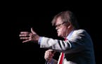 Garrison Keillor, shown during a 2016 "Prairie Home Companion" show, gave his first interview since his break with MPR.