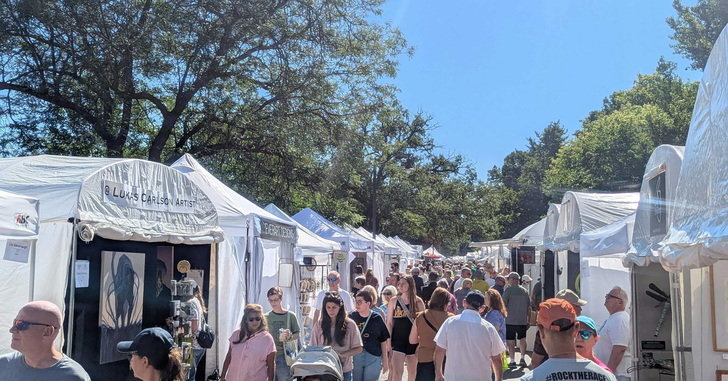 Thousands welcome Uptown Art Fair’s return along Lake of the Isles