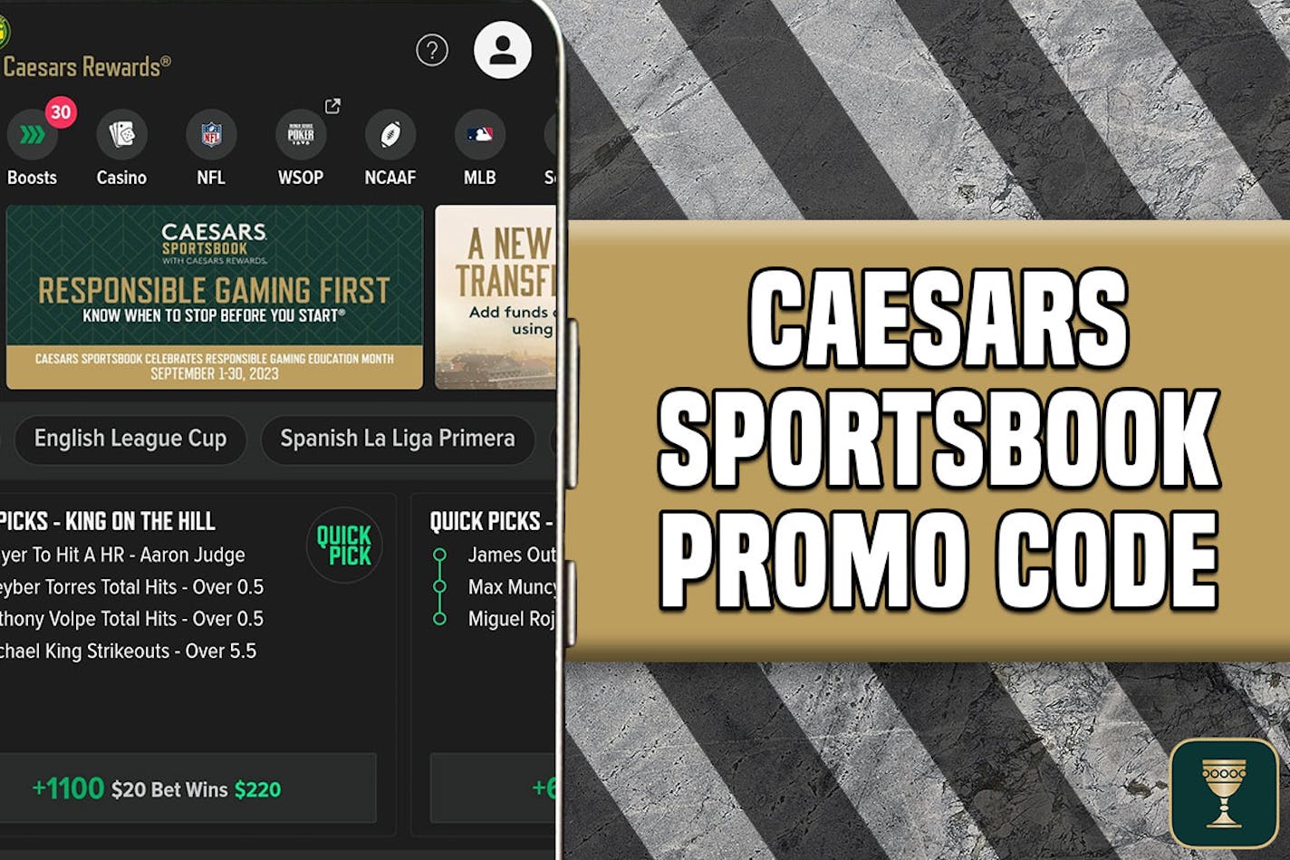 caesars sportsbook promo code