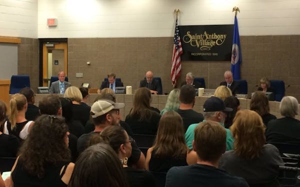 The St. Anthony City Council meeting drew a crowd Tuesday night interested in a conversation about race relations.