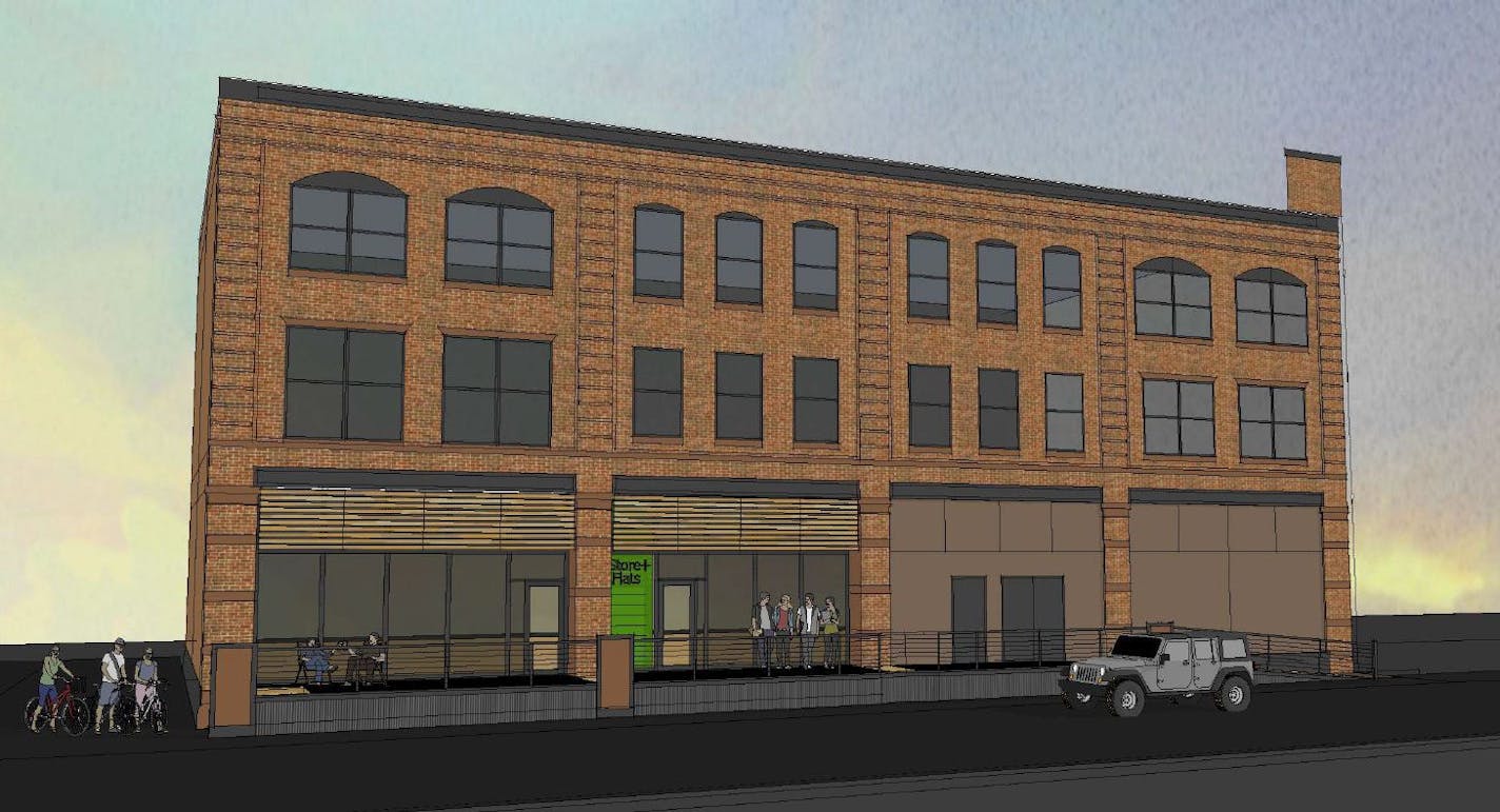 Duluth's Lincoln Park neighborhood is seeing a sudden influx of residential development, including the 40-unit Enger Lofts proposed at the former Furniture 4 Less building.