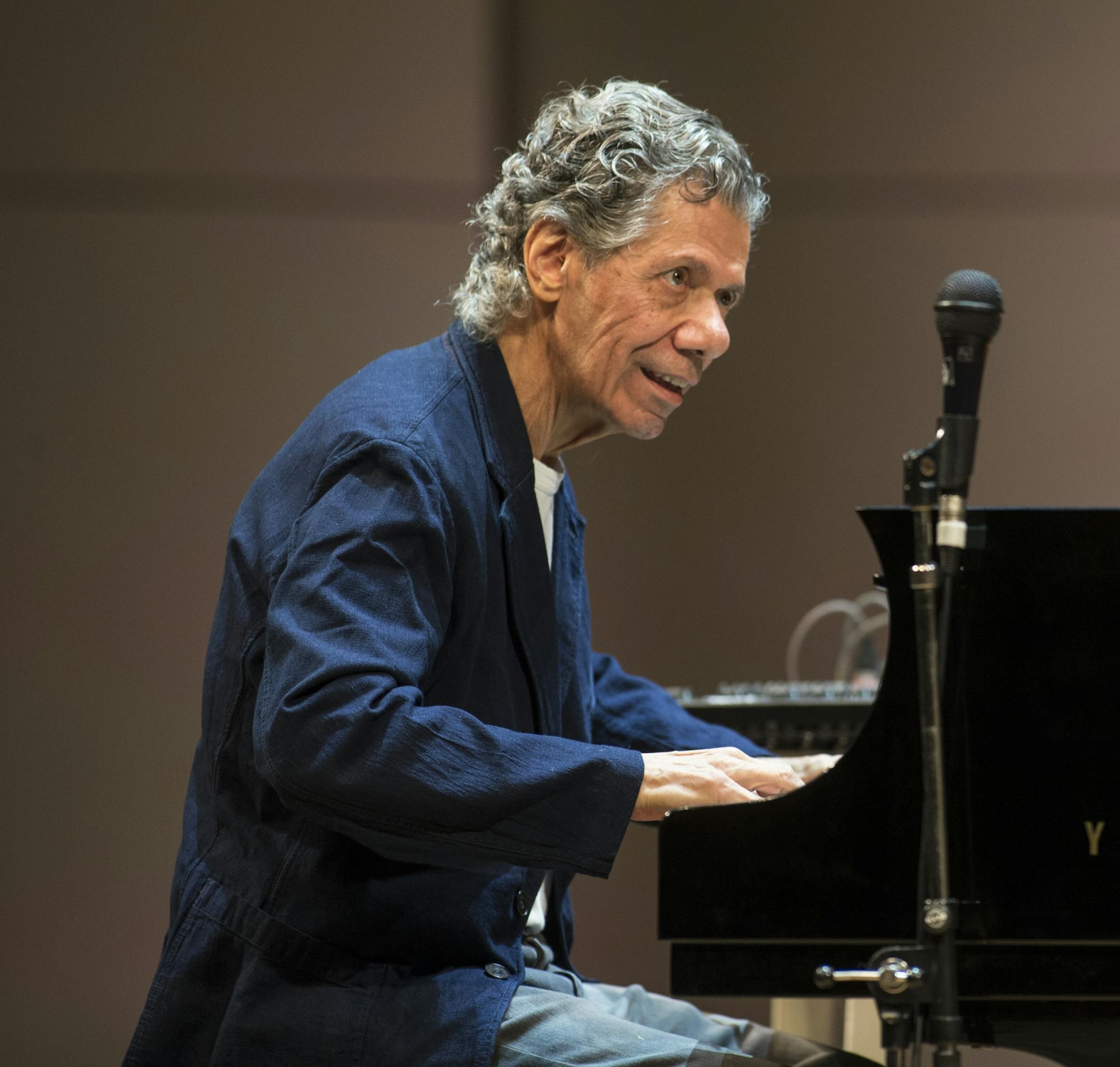 Chick Corea at the Tchaikovsky Concert Hall in Moscow in May.