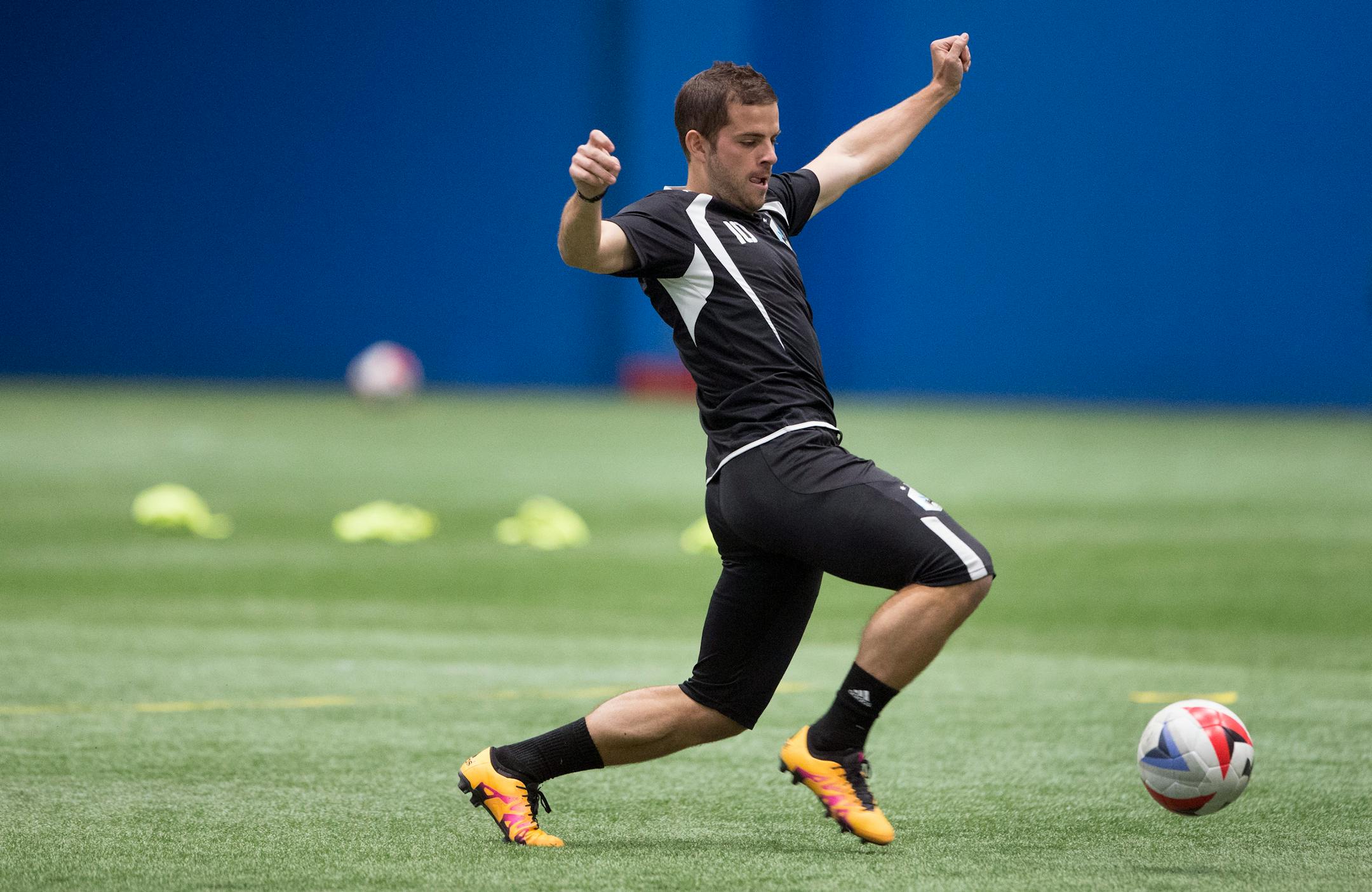 United forward Ben Speas is one of the team’s key offseason additions. A former MLS player, Speas scored twice in the Loons’ 2-0 victory at Edmonton last weekend.
