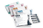 This image provided by Novo Nordisk in January 2023 shows packaging for the company's Wegovy medication.