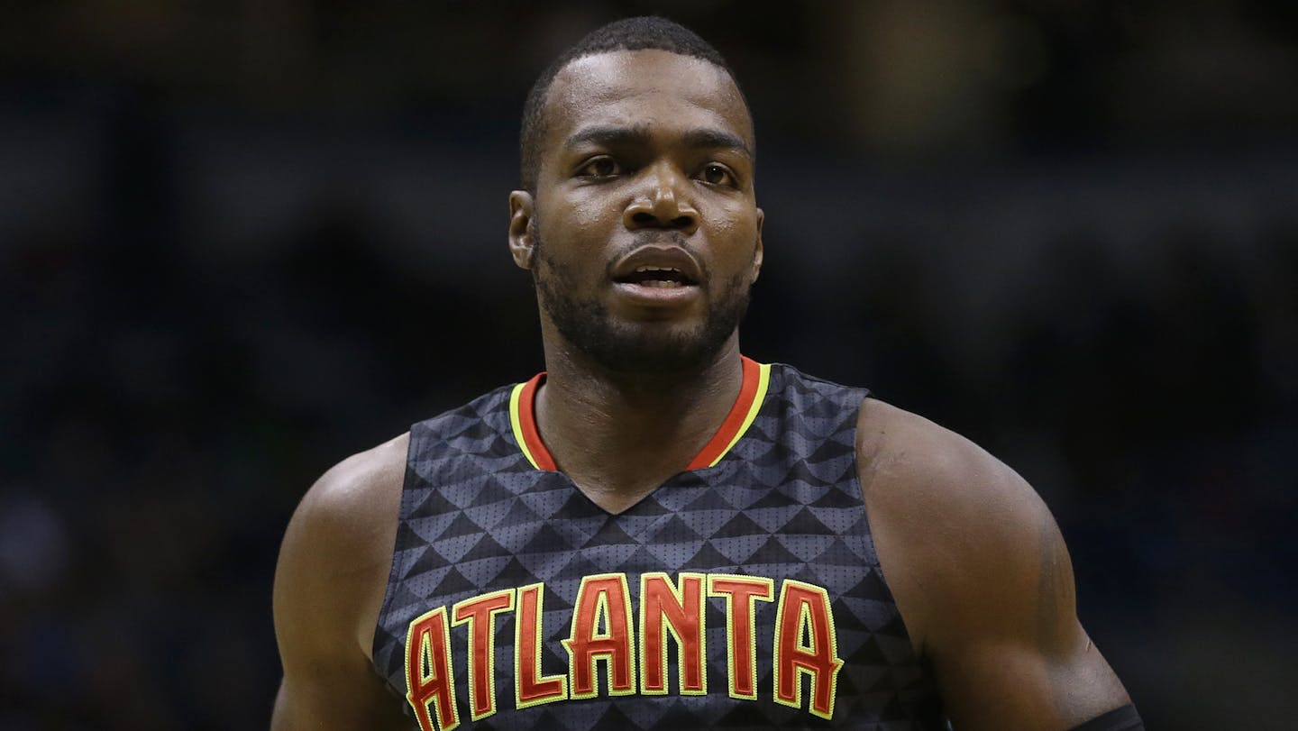 Atlanta Hawks' Paul Millsap (4) during an NBA basketball game against the Milwaukee Bucks Friday, Dec. 9, 2016, in Milwaukee. (AP Photo/Aaron Gash) ORG XMIT: WIAG1