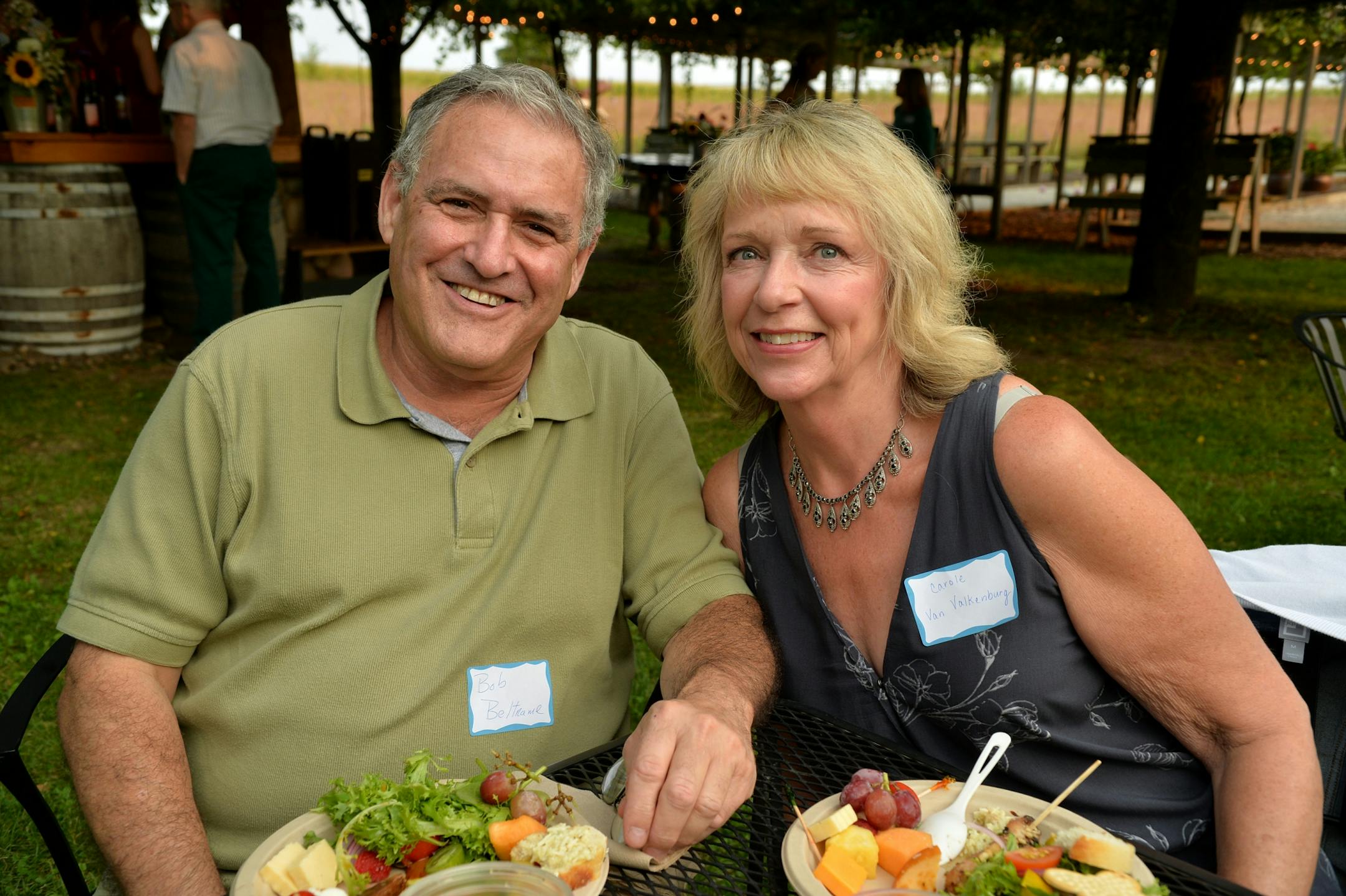 Bob Beltrame and Carole Van Valkenburg.
