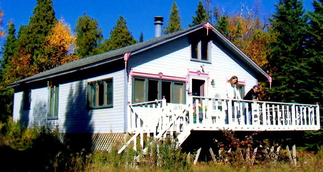The Nagler place near Lutsen after the original structure was resurrected and redone.