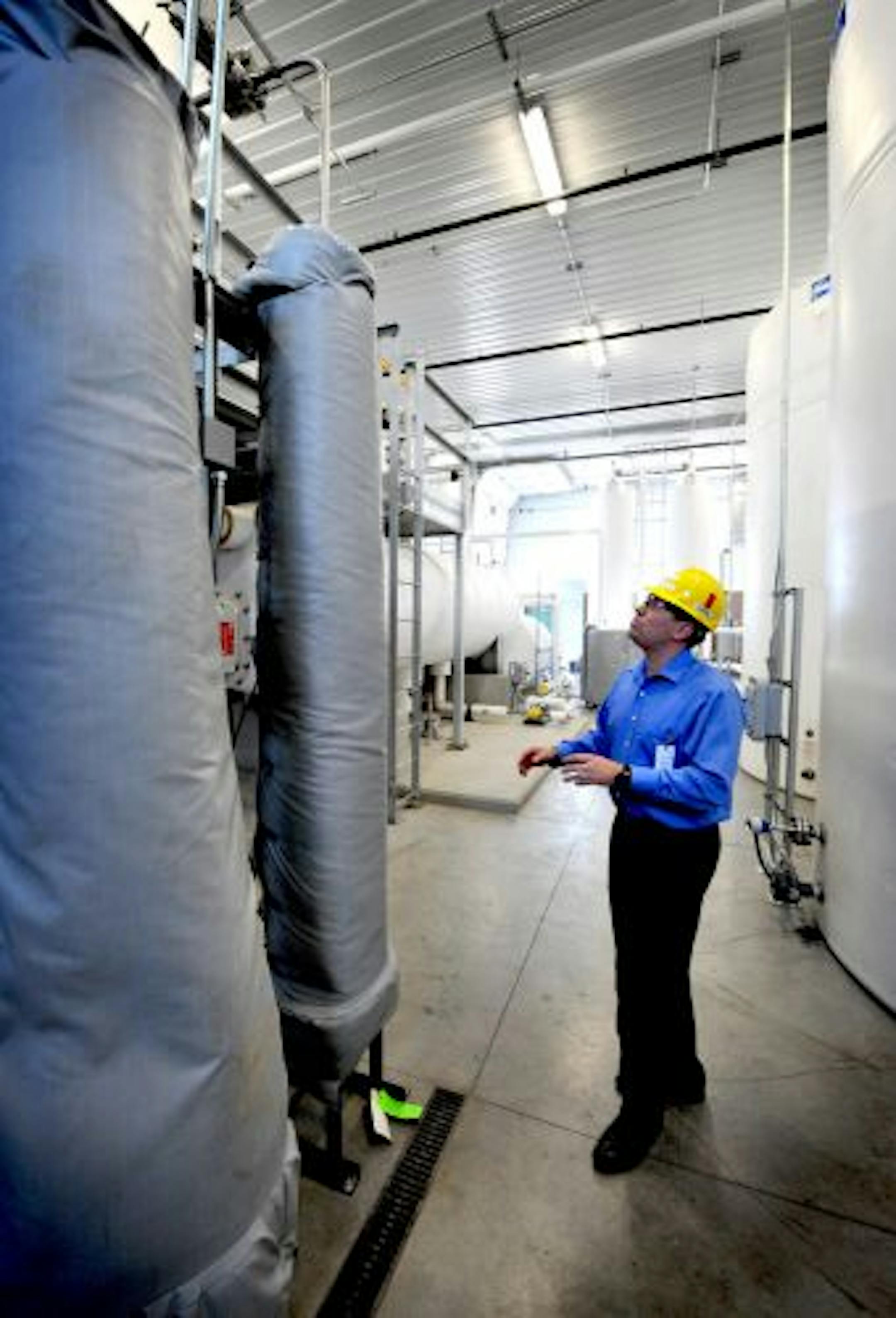 These stainless steel pressure vessels, each filled with 50 pounds of a metal-oxide catalyst, turn out biodiesel. Clayton McNeff, founder of Ever Cat Fuels, says the technology has the potential to be environmentally benign while providing an economic shot in the arm. McNeff's family and other investors have invested millions of dollars and three years in the process.