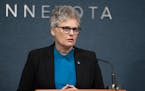 Hennepin County Attorney Mary Moriarty speaks during a news conference at the Hennepin County Government Center in Minneapolis, Minn., on April 23, 20