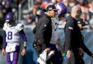 Vikings left guard Ezra Cleveland left last week’s game in Chicago with a foot injury and will miss Monday night’s matchup against the 49ers. 